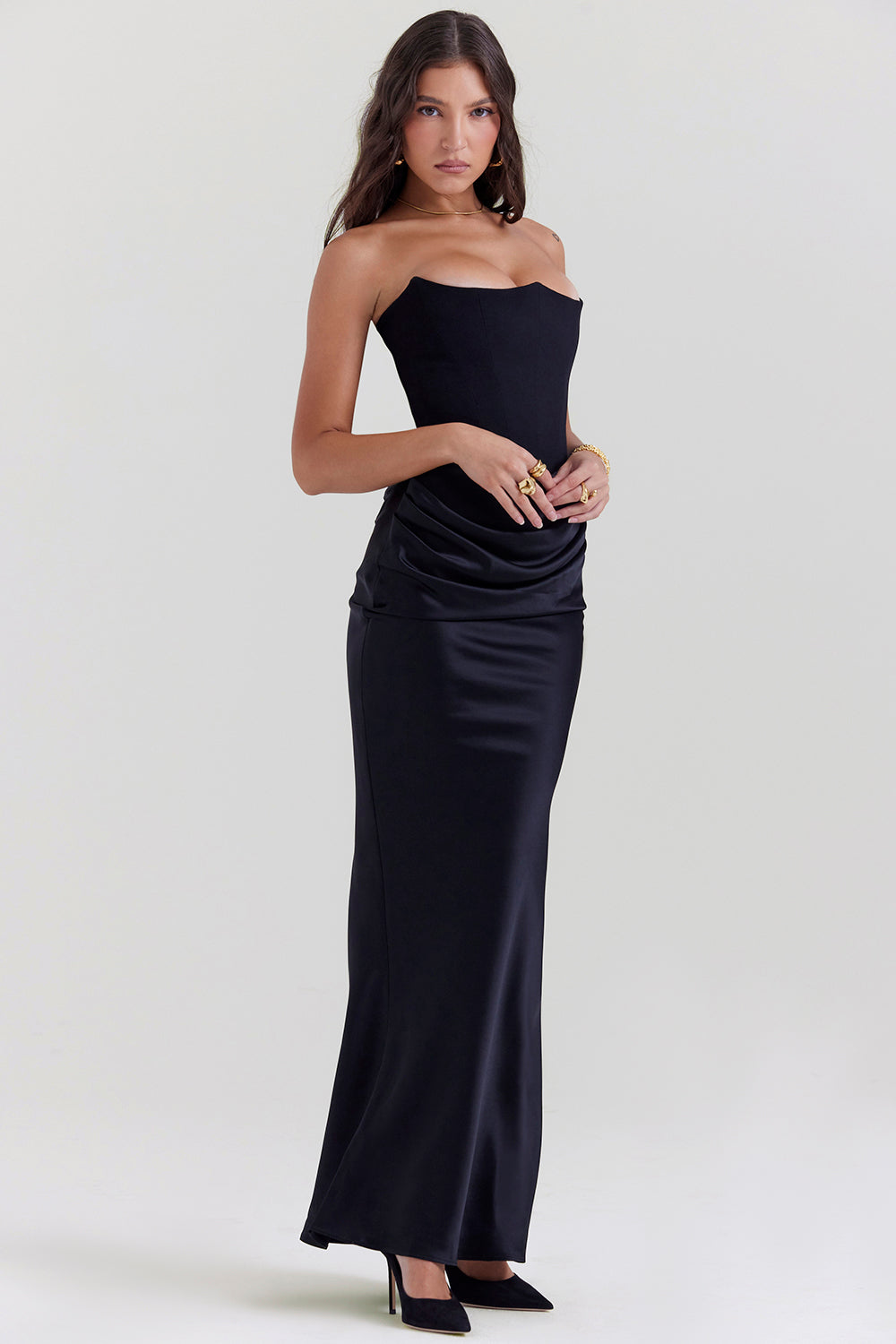 Lina | Elegant Maxi Dress - QUELLECLASSE