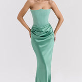 Lina | Elegant Maxi Dress - QUELLECLASSE