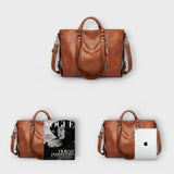 Maria | Large Leather Bag - QUELLECLASSE