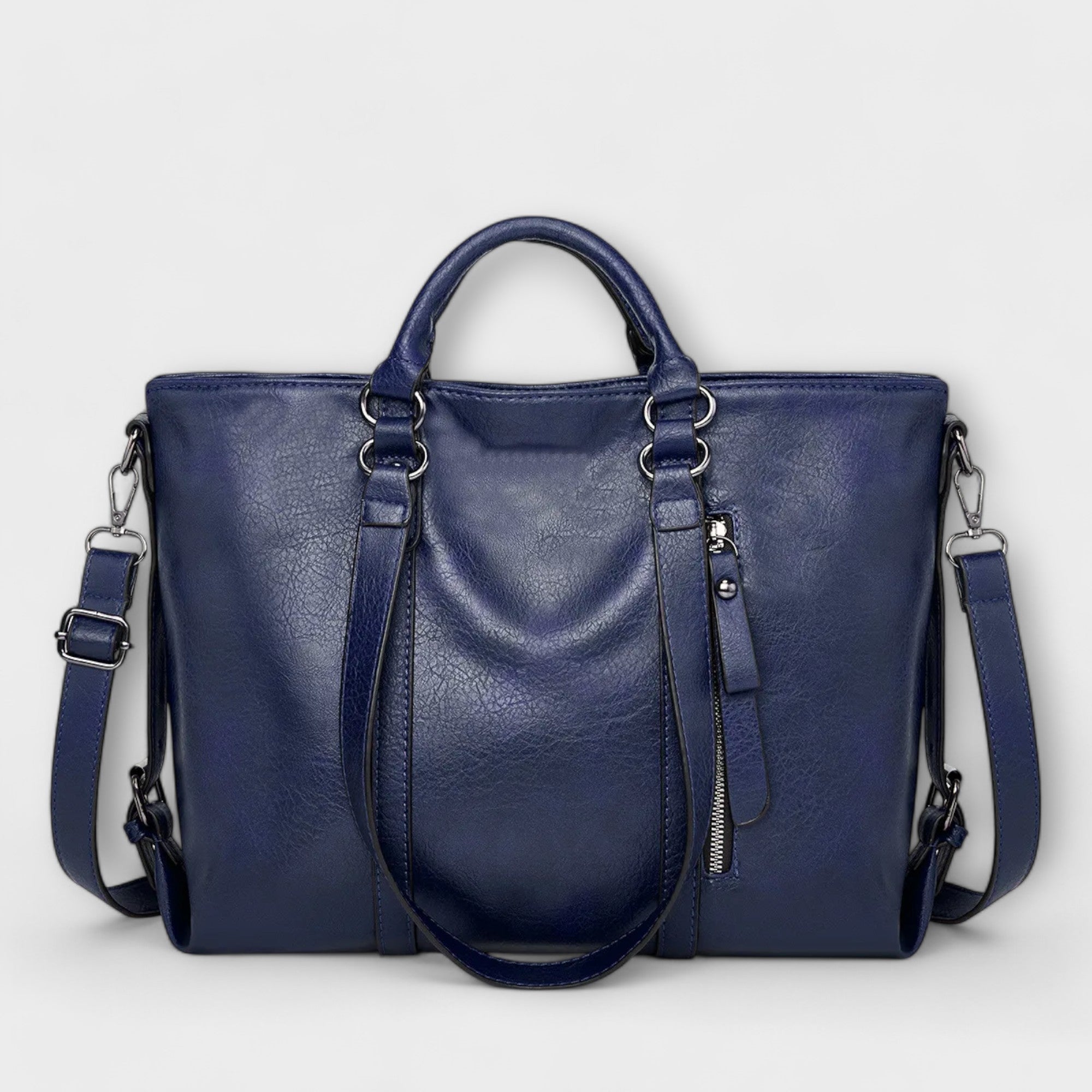 Maria | Large Leather Bag - QUELLECLASSE