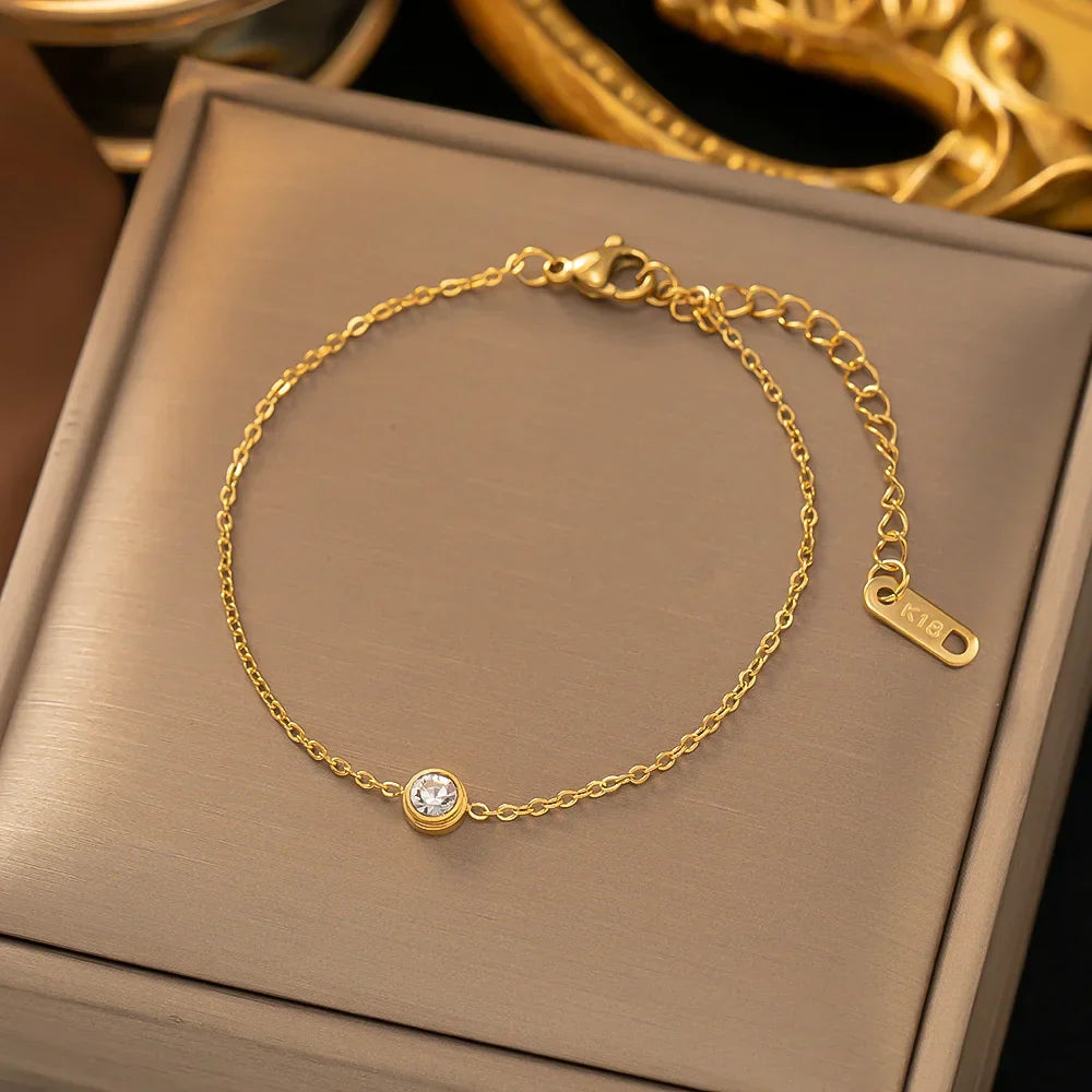 Zirconia Classic Bracelet - QUELLECLASSE