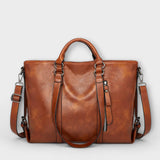 Maria | Large Leather Bag - QUELLECLASSE
