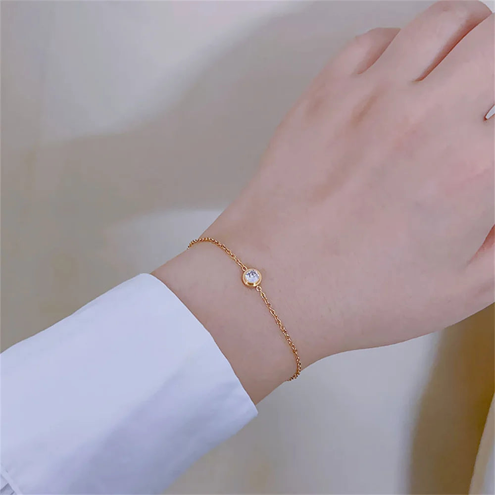 Zirconia Classic Bracelet - QUELLECLASSE
