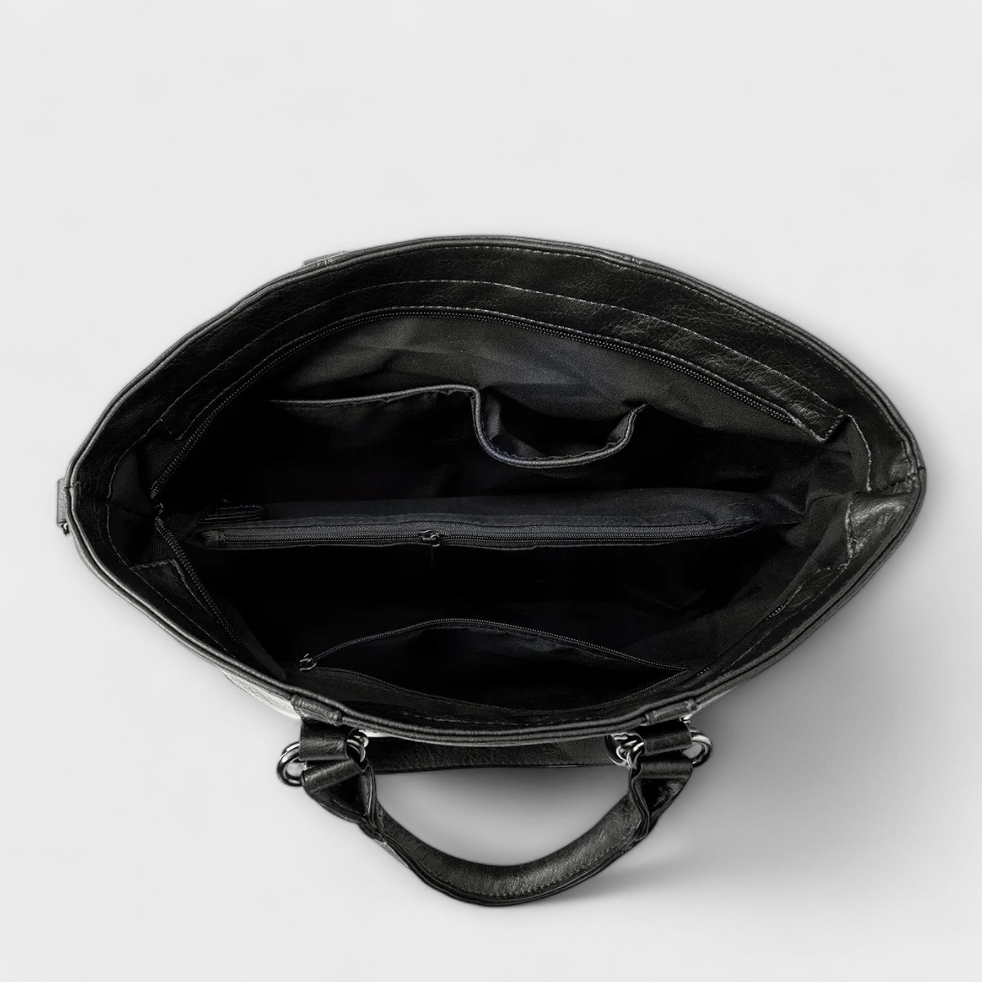 Maria | Large Leather Bag - QUELLECLASSE