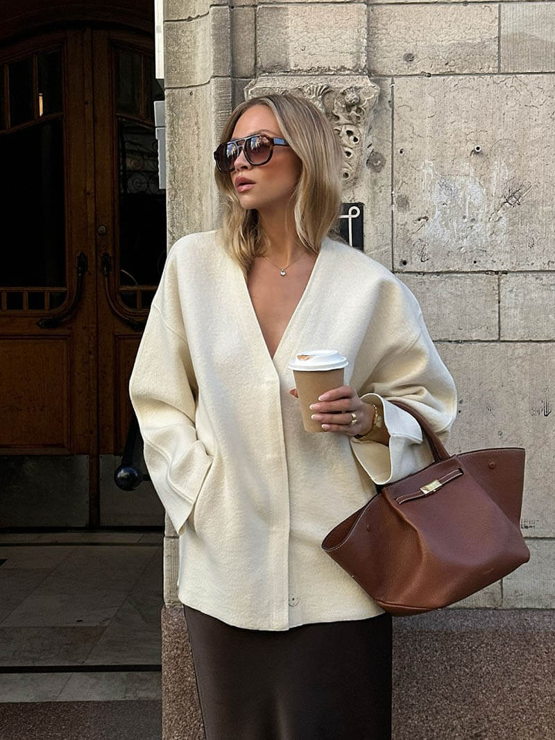 Melanie | Leather Bag - QUELLECLASSE