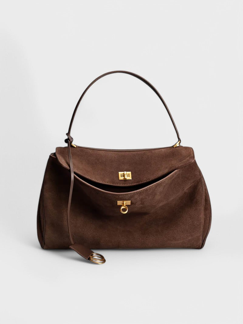 Gabriela | Suede-Effect Shoulder Bag