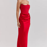 Lina | Elegant Maxi Dress - QUELLECLASSE
